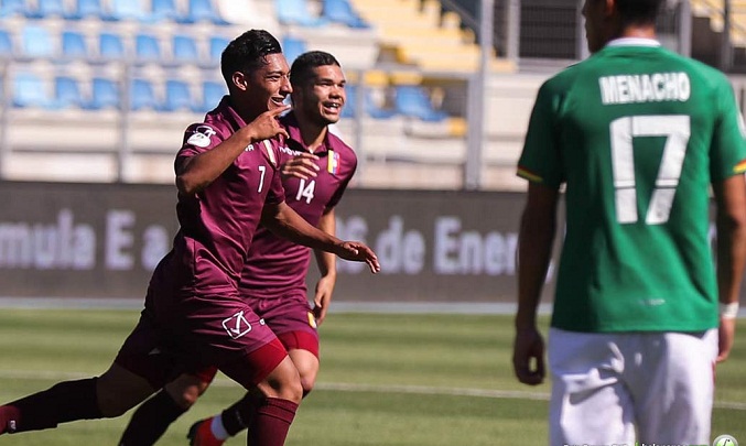 Bolivia y Venezuela se enfrentan este viernes en el Sudamericano sub-20