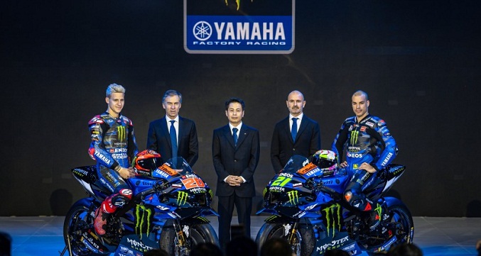 Yamaha presenta su nueva moto «YZR M1» para la temporada 2023
