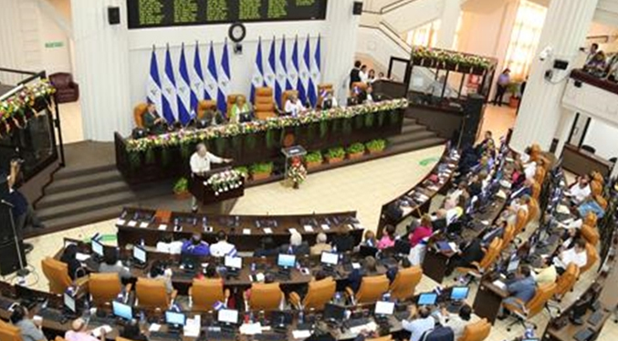 AN de Nicaragua aprueba en primera discusión una ley para quitar la nacionalidad en algunos delitos