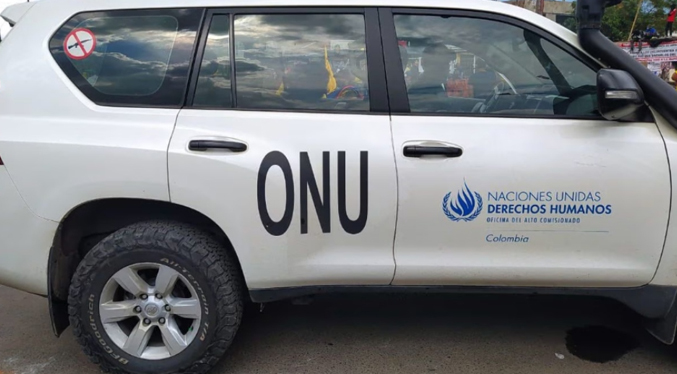 Roban vehículo de la Misión de Verificación de la ONU en Colombia