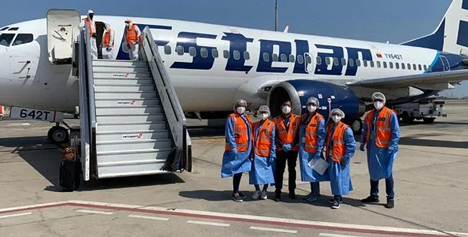 Aerolínea venezolana Estelar retoma sus vuelos entre Caracas y Santiago de Chile
