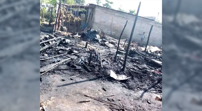 Mueren tres hermanos tras incendiarse su vivienda en Sucre (Video)