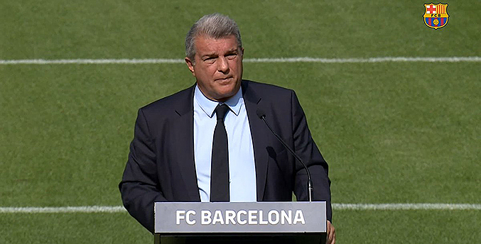 Laporta: “Tebas sigue con su obsesión con el Barça y su fobia con nuestro club”