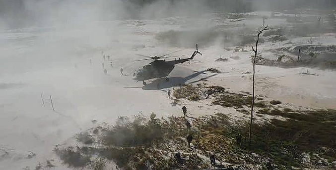 FANB desmantela campamento de minería ilegal en Parque Nacional Yapacana