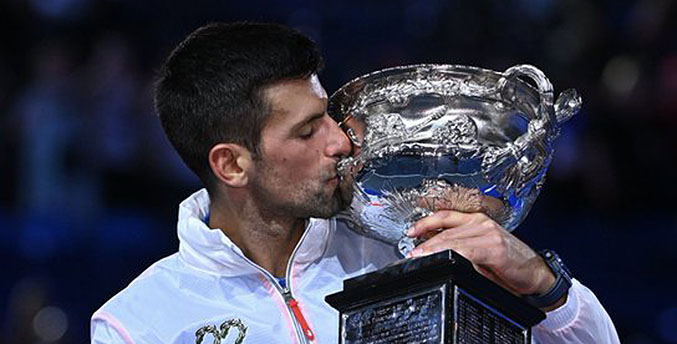 Novak Djokovic sigue haciendo historia y alcanzó el récord de Steffi Graf