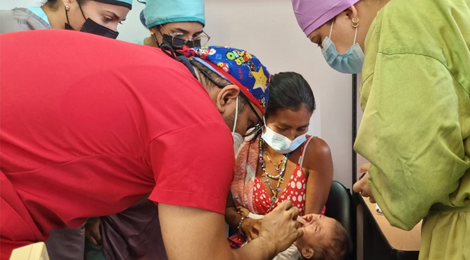 Evalúan niños yukpas con paladar hendido para ser operados en el Hospital Coromoto