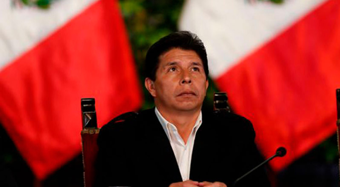 Congreso peruano aprueba acusar al expresidente Pedro Castillo por corrupción