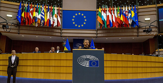 Zelensky: «No se puede imaginar una Europa libre sin una Ucrania libre»