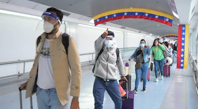 Un grupo de 93 venezolanos regresa de Ecuador con el Plan Vuelta a la Patria