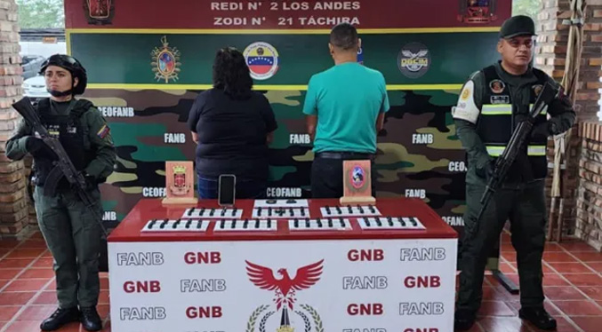 Se incrementan los arrestos con narcomulas en Táchira