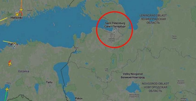 Cierran espacio aéreo en San Petersburgo por objeto no identificado