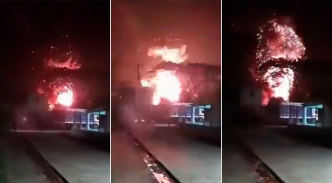 Explota depósito de bombonas de gas en Orope, Táchira (Video)