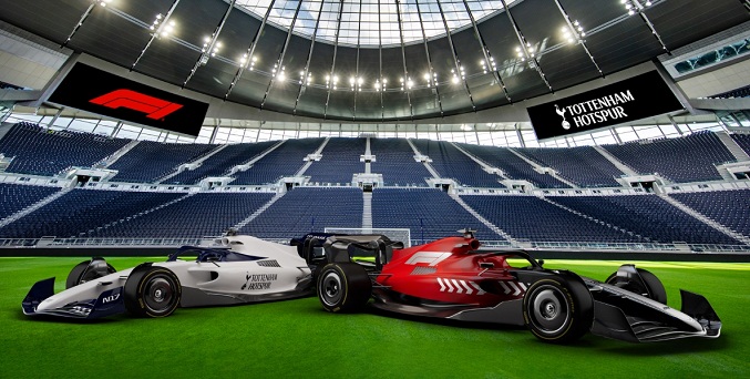 El Tottenham y la Fórmula Uno crean una alianza