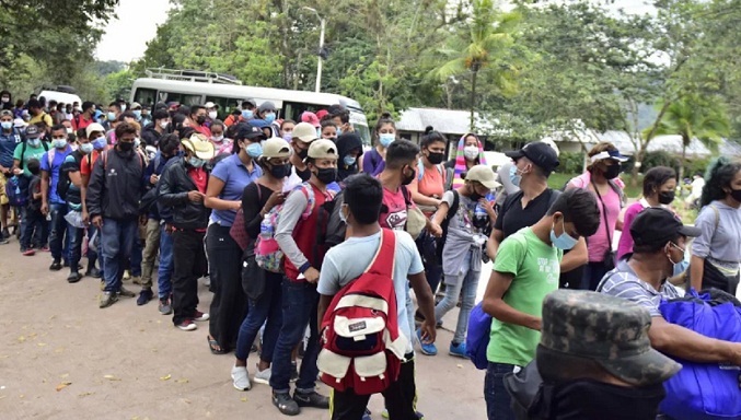 Casi 19 mil migrantes ingresaron a Honduras en enero