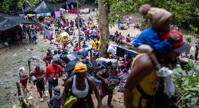 Migrantes venezolanos, tercera nacionalidad que más ha cruzado el Darién en lo que va de 2023
