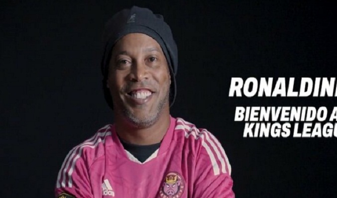 Ronaldinho será compañero de Cichero en la Kings League de Piqué