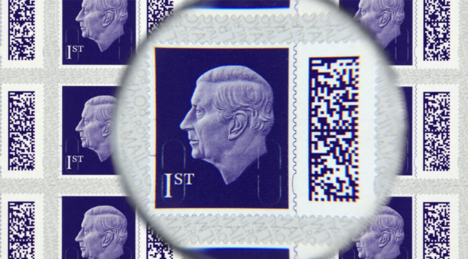 El Reino Unido presenta los primeros sellos con la imagen de Carlos III