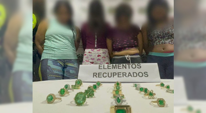 Detienen a venezolanas por robo de más de 60 mil dólares en joyas de oro (Videos)
