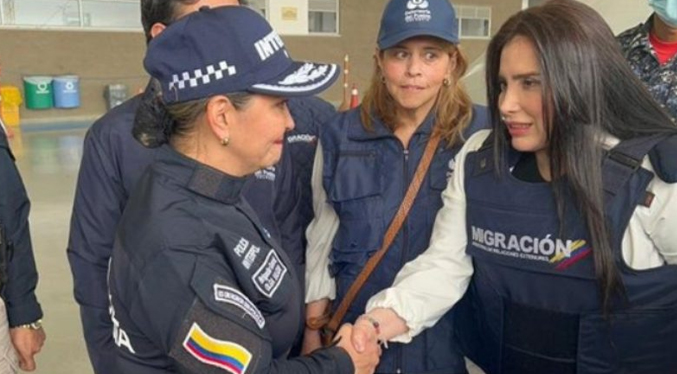 Aida Merlano llega a Bogotá tras ser deportada de Venezuela
