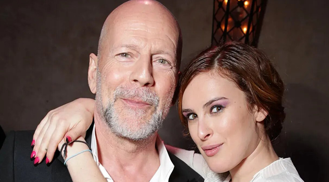 Hija de Bruce Willis decide adelantar la boda por la enfermedad del actor