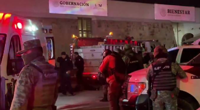 Autoridades de Ciudad Juárez: «Migrantes se atrincheraron y prendieron fuego al lugar» (Video)