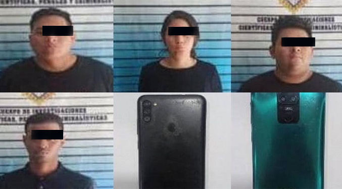 Cuatro personas detenidas en Chacao por estafar con códigos de tarjetas internacionales del Perú