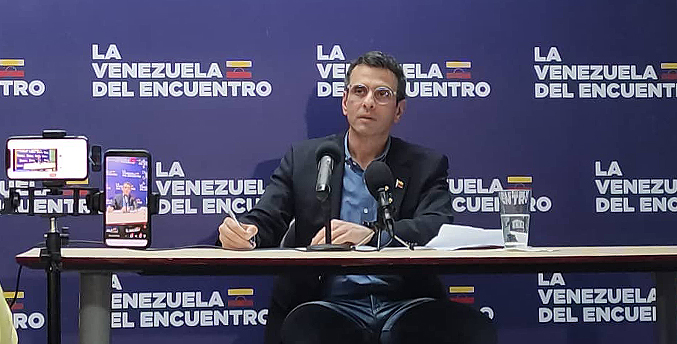 Capriles: Este escándalo de corrupción y robo sucede con el consentimiento del Gobierno