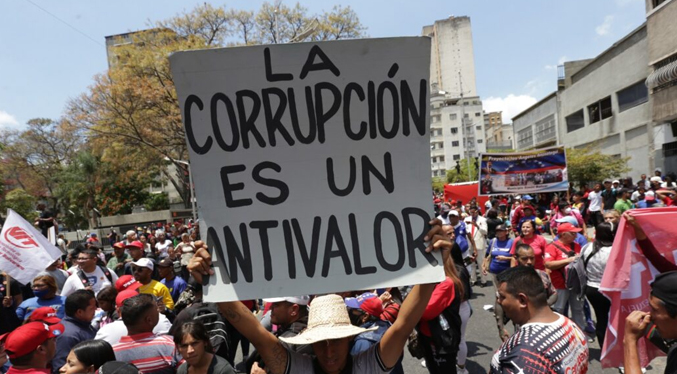 El PSUV realiza la marcha “Los honestos somos más” en Caracas