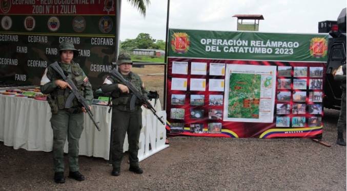 Operación Relámpago del Catatumbo incauta 12 toneladas de sustancias ilícitas