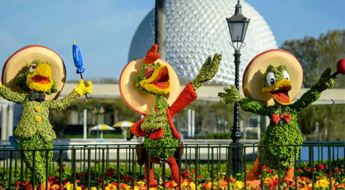 La primavera se adelanta en el festival de flores en Disney