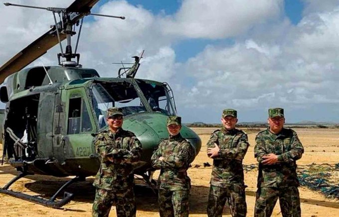 Registran cuatro muerto tras la caída de un helicóptero en Colombia