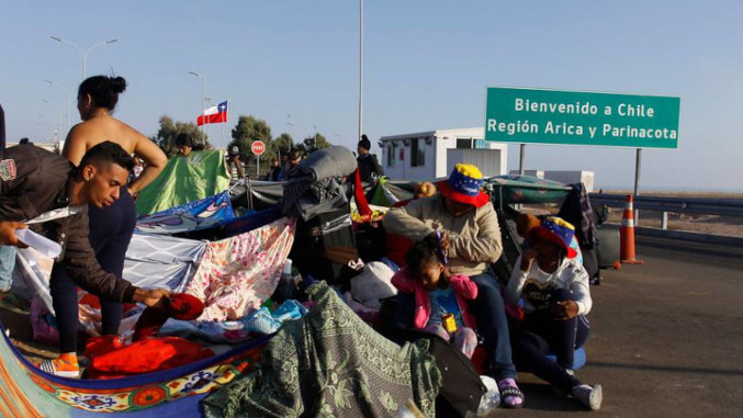 Chile admite dificultades con Venezuela para aceptar migrantes expulsados