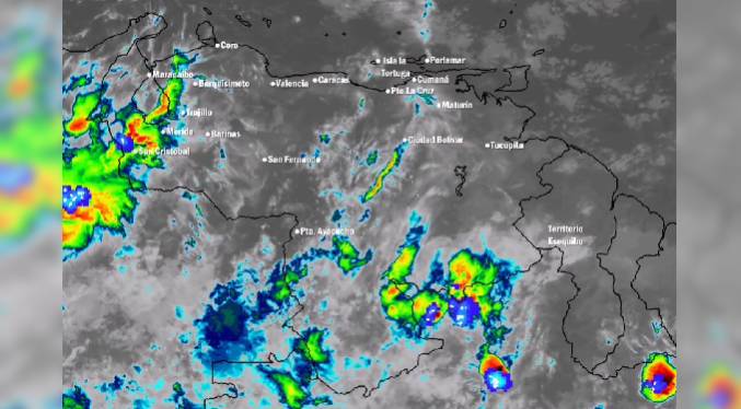 Inameh estima lluvias en el occidente venezolano para este 28-M