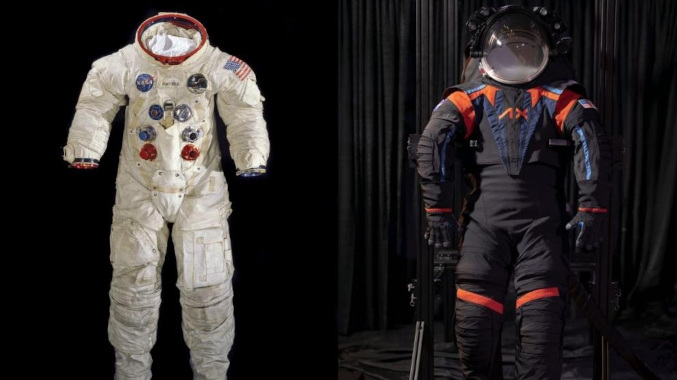 Conozca la diferencia entre el nuevo traje espacial de la Nasa y los antiguos