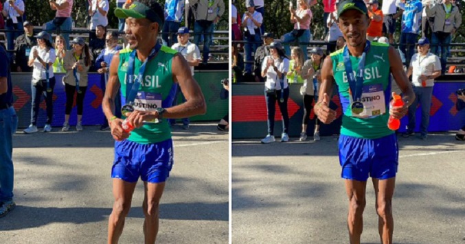 El brasileño Justino Da Silva rompe récord y gana el Maratón CAF