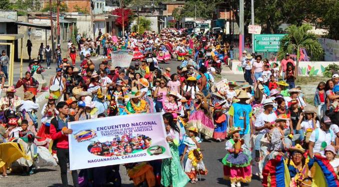 Naguanagua recibió el XI Encuentro Nacional de Bailadores de Burras y Burriquitas