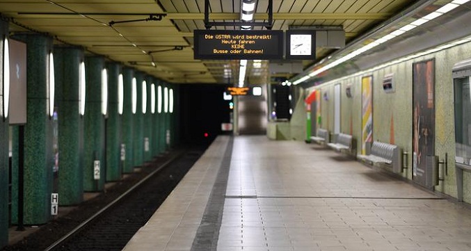 Huelgas paralizan los trenes de cercanías en media Alemania