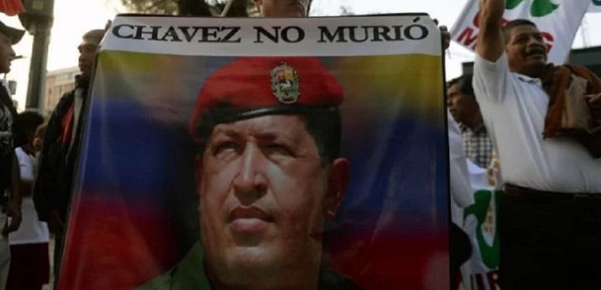 Oficialistas conmemoran el décimo aniversario de la muerte de Chávez