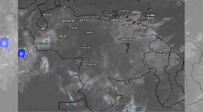 Inameh pronostica lluvias o chubascos para el Sur del Lago y Táchira