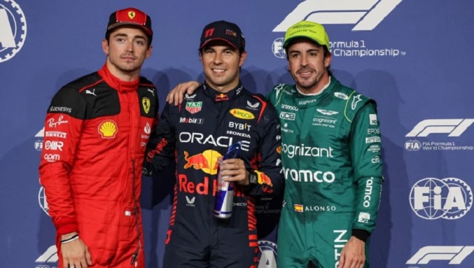 El mexicano Sergio Pérez saldrá de primero en el Gran Premio de Arabia Saudita