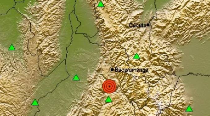 Fuerte temblor de magnitud 5.9 sacudió a Colombia
