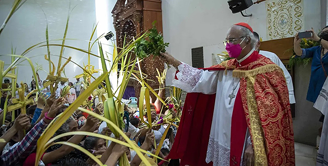 Iglesia católica de Nicaragua inicia Semana Santa sin procesiones en calles