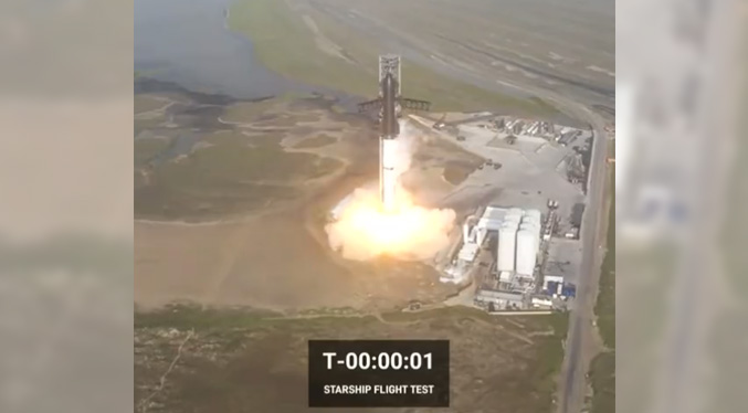 Lanzamiento del Starship: El cohete de SpaceX explota en su primer test de prueba