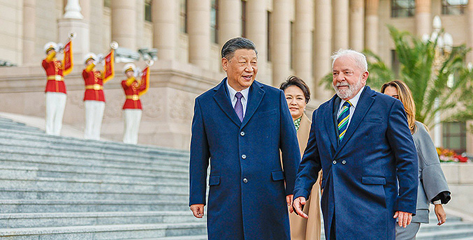 Xi dice a Lula que el desarrollo de China abrirá «nuevas oportunidades» para Brasil