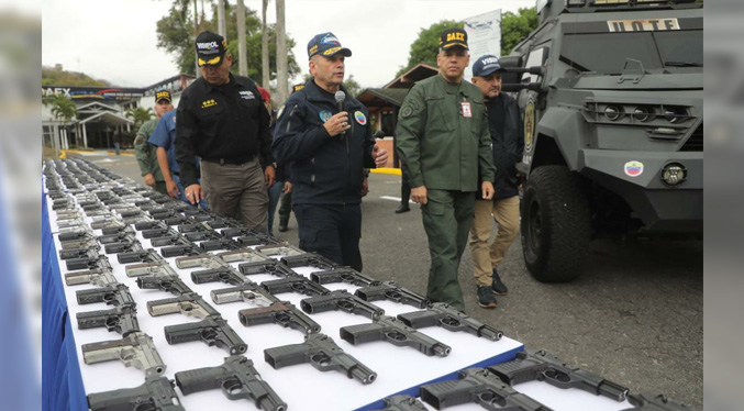 Reasignan dos mil 500 armas de fuego a órganos de seguridad ciudadana (Fotos)