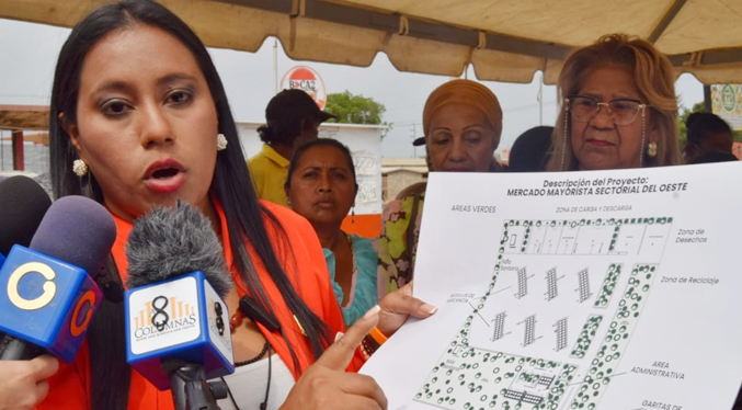 Concejal Rosahana Larreal presenta anteproyecto de Mercado Mayorista para el oeste de Maracaibo