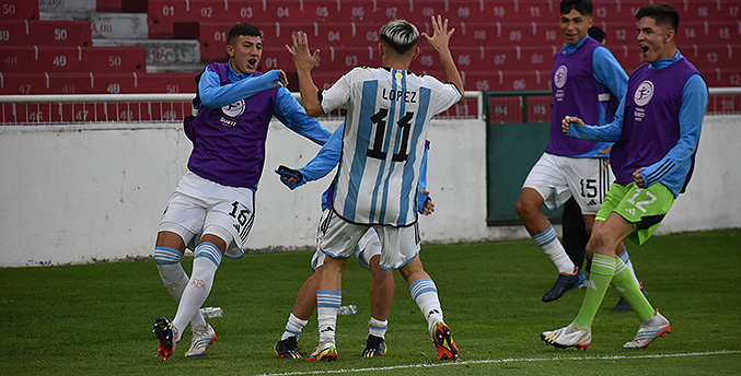 Argentina gana la pulseada a Venezuela en hexagonal sub-17