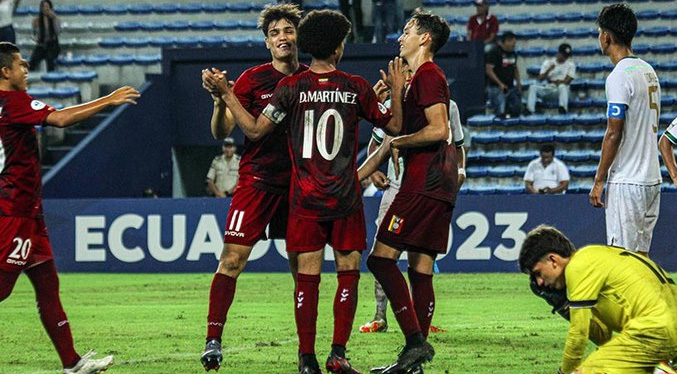 Vinotinto Sub-17 derrota a Bolivia para su primera victoria en el Suramericano