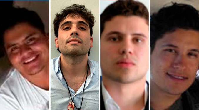 Anuncian cargos contra cuatro hijos del Chapo Guzmán