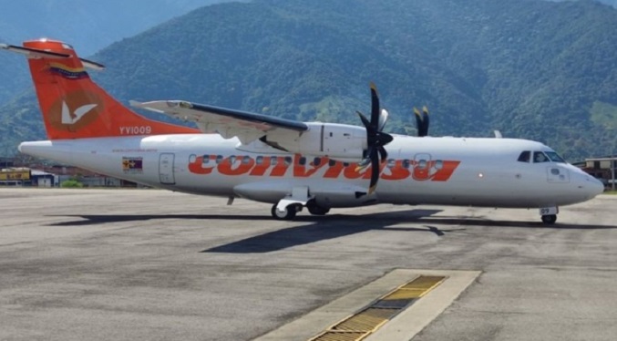 Conviasa tendrá tres vuelos semanales a Mérida a partir del 11 de mayo